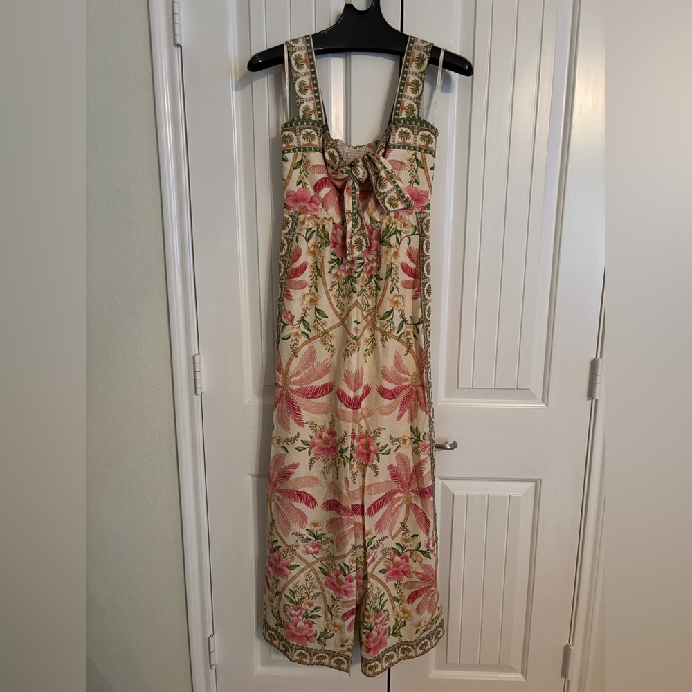 FARM RIO Palm dream strap knot jumpsuit. Size XS. - Picture 4 of 13